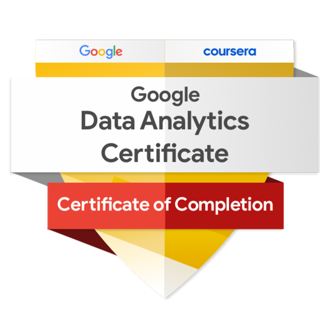 Google Data Analytics Professional Certificate